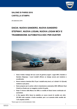 Dacia dossier presse - Home