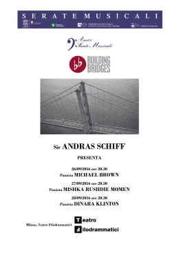 Building Bridges - Serate Musicali
