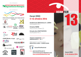 Programma PDF - Asian Film Festival