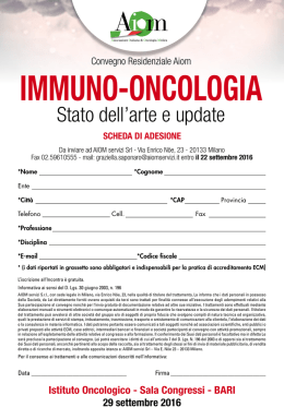 Immuno-oncologIa