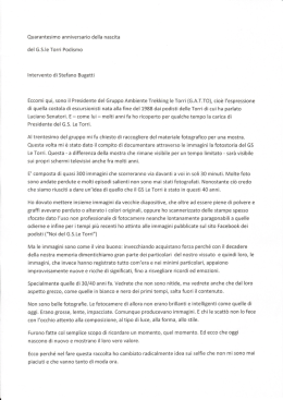 Clicca qui per leggere la presentazione