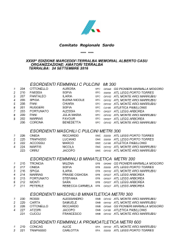 Leggi - Fidal Sardegna