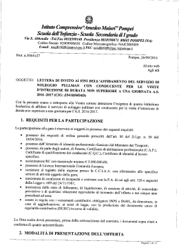 Invito Viaggio d`istruzione - Pompei