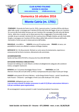 M. Catria - CAI Ancona
