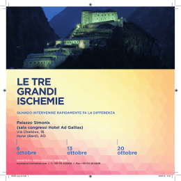 Brochure con il programma - Azienda USL della Valle d`Aosta