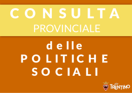Consulta provinciale_slides