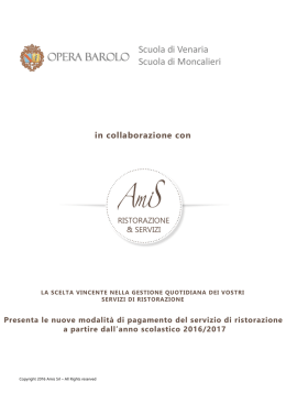 Diapositiva 1 - Scuola Barolo Sant`Anna di Moncalieri