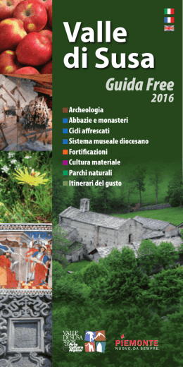 Free Guide - Valle di Susa. Tesori di Arte e Cultura Alpina