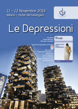 Le Depressioni - Prof. Claudio Mencacci