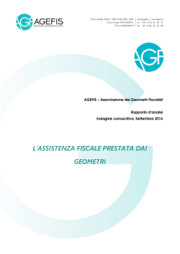 l`assistenza fiscale prestata dai geometri