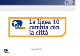 Nuova linea 10 - Comune di Cagliari
