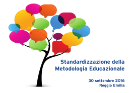 Standardizzazione della Metodologia Educazionale