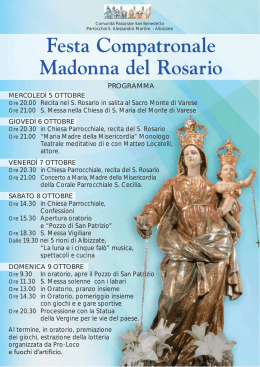 Festa Compatronale Madonna del Rosario