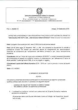 progetto - Scuola Primaria Asiago