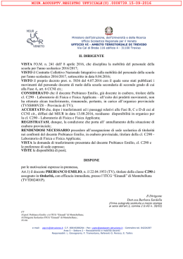 Prebianco Emilio - Treviso &ndash; Ufficio scolastico territoriale