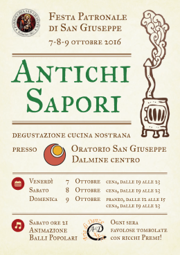 Antichi Sapori - Parrocchia e Oratorio San Giuseppe, Dalmine (BG)