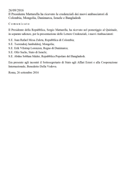 stampa - Presidenza della Repubblica