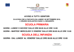 avvisi - "A. De Gasperi"