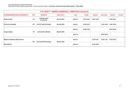 1 PRIMO LIVELLO - Economia e Amministrazione delle Aziende (EAA)