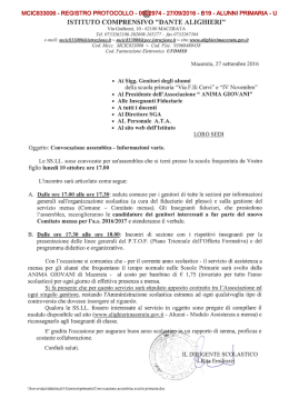 Convocazione Assemblea Genitori 10 Ottobre Scuola Primaria F.lli