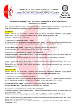clicca qui per aprire la comunicazione in allegato