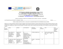 modulo iscrizione classi quarte-