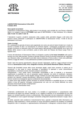 comunicato stampa