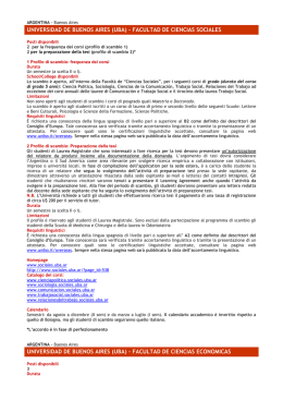 Schede informativa America Latina
