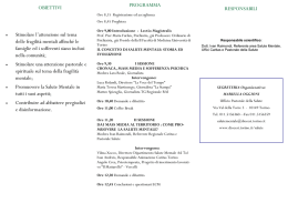 Pieghevole convegno IL DOLORE DELLA