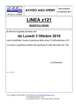 LINEA z121 - Airpullman Spa