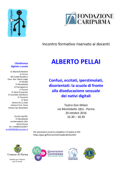 alberto pellai - Istituto Comprensivo di Via Montebello Parma