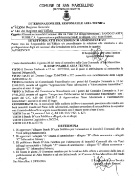 determinazione dirigenziale