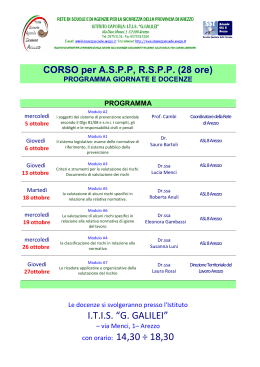 Programma Corso ASPP RSPP 2016_17