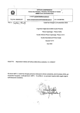 leggi - Istituto Comprensivo Castel San Giorgio