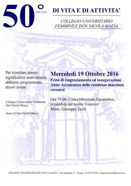 Libero Mail - Suore Don Mazza
