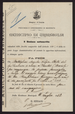 (IIUHIC&Icirc;IPIO DI URBIS&Icirc;