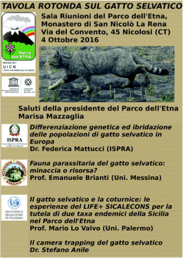 Leggi - Parco dell`Etna