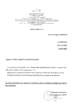 LIBRETTI GIUSTIFICAZIONI - E.Ruffini