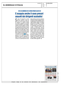 . Data Pagina Foglio Quotidiano