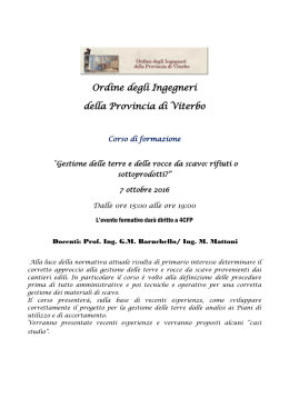 Programma_2 - Ordine degli Ingegneri della Provincia di Viterbo