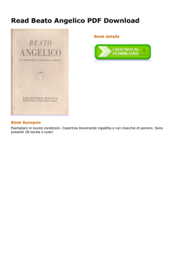 Read Beato Angelico PDF