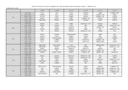 Tabelle orario BIOCAT 26-09