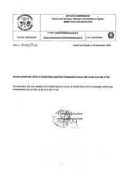Leggi - Istituto Comprensivo Castel San Giorgio