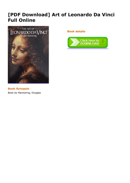 [PDF Download] Art of Leonardo Da Vinci Full Online