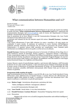 What communication between Humanities and AI?