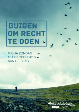Aan de slag - Micha Nederland