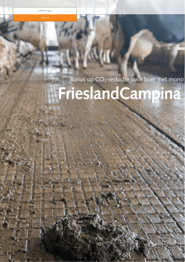 FrieslandCampina - Wageningen UR E