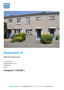 Beukenlaan 19 - Rijnhart Wonen