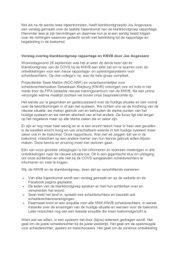 Verslag klankbordgroep - scheidsrechters vereniging Bergen op