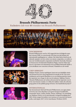 Brussels Philharmonic Forte